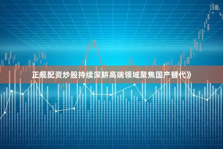 正规配资炒股持续深耕高端领域聚焦国产替代》